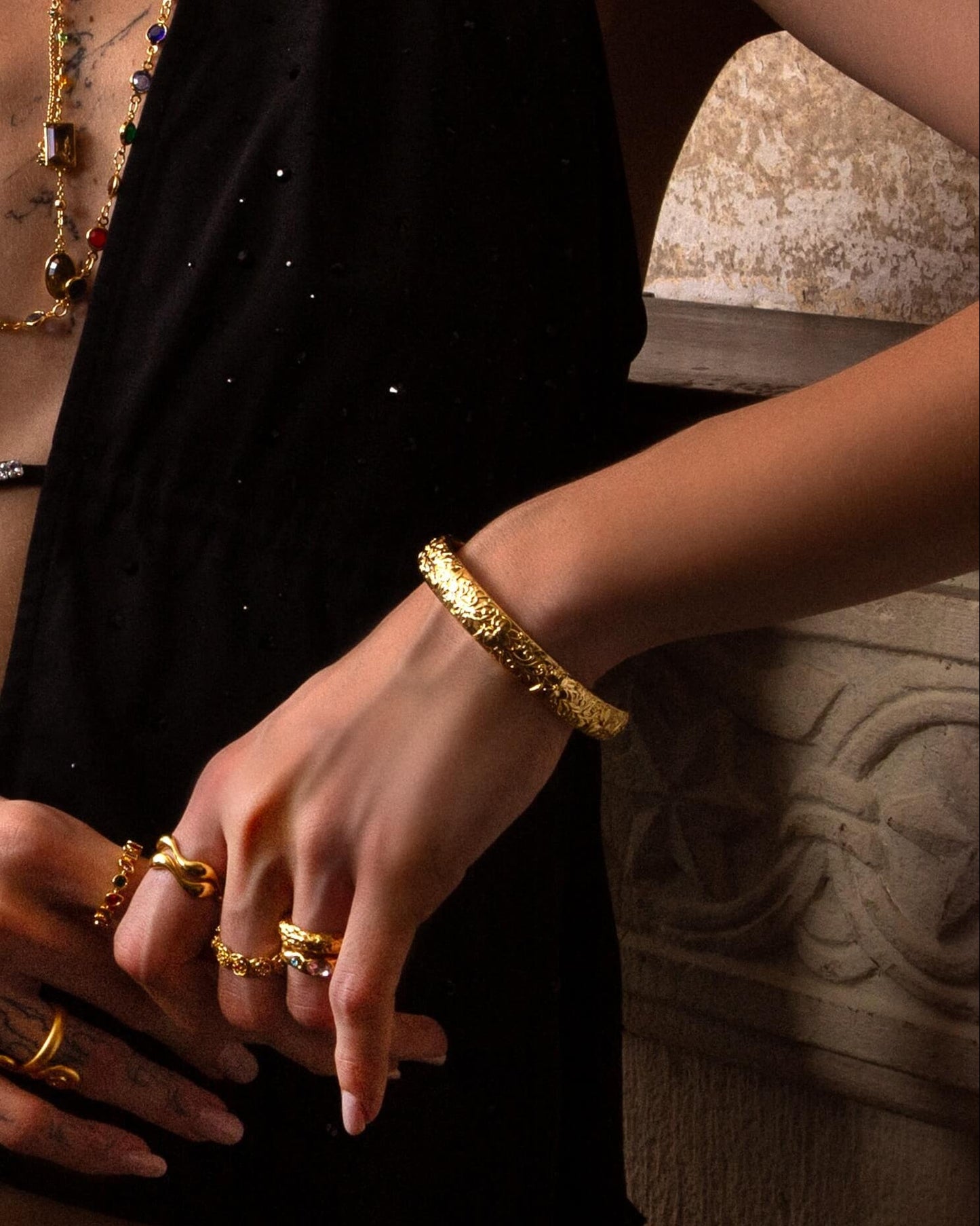 Serenade of Orchid Bangle
