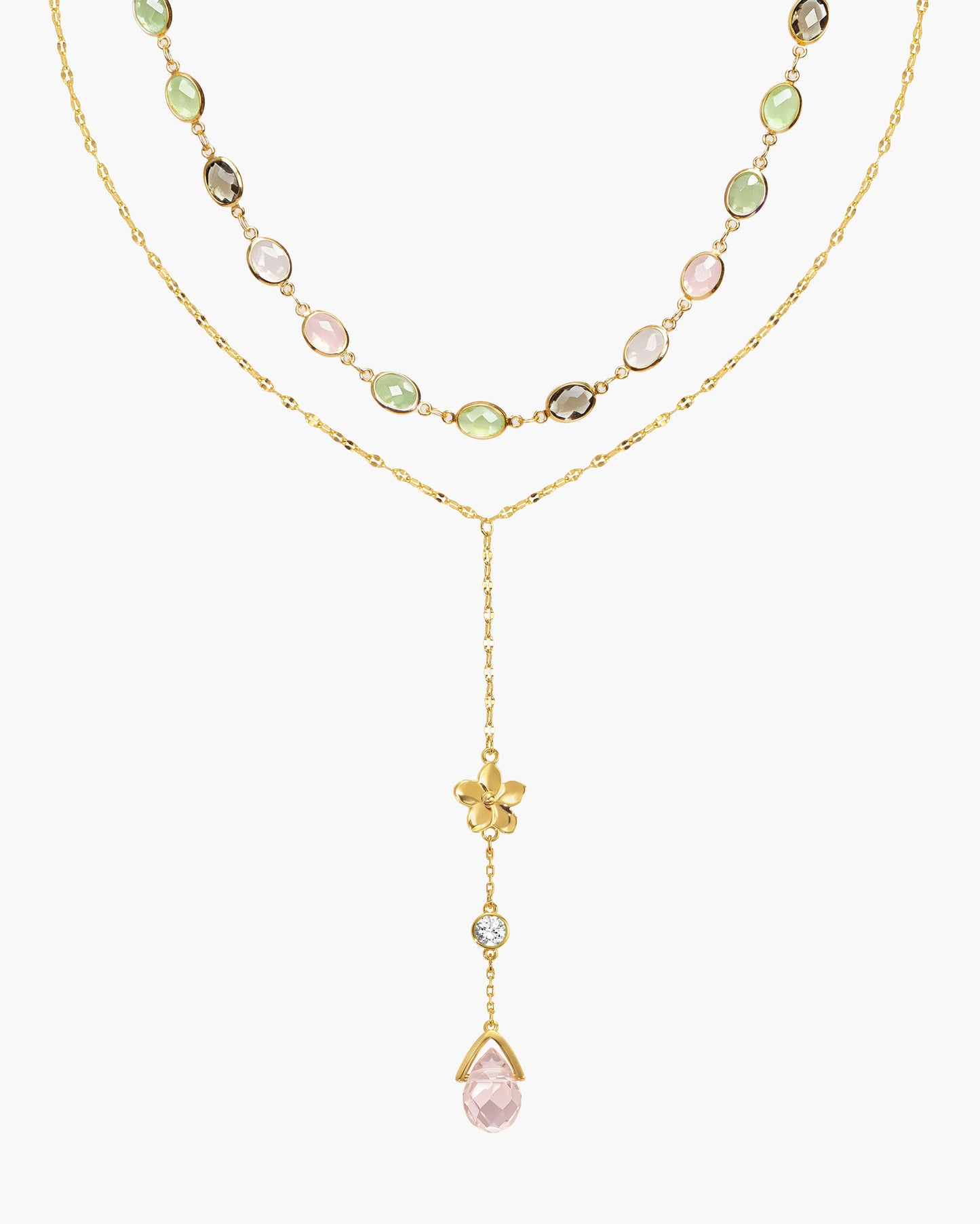 Whimsical Romance Stone Necklace