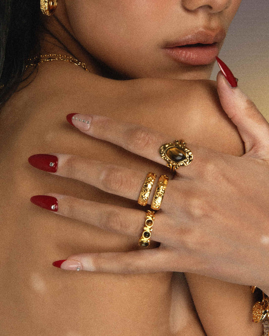 Tiger's Eye Savannah Ring